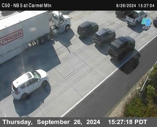 NB 5 at Carmel Mountain Rd.