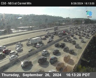 NB 5 at Carmel Mountain Rd.