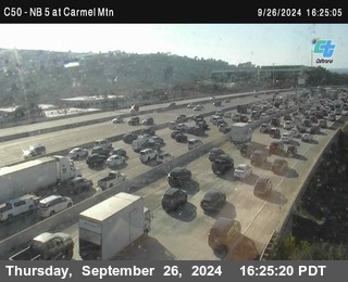 NB 5 at Carmel Mountain Rd.