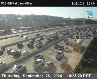 NB 5 at Carmel Mountain Rd.