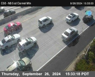 NB 5 at Carmel Mountain Rd.