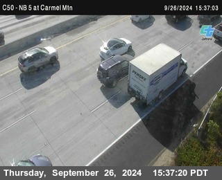 NB 5 at Carmel Mountain Rd.