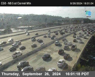 NB 5 at Carmel Mountain Rd.