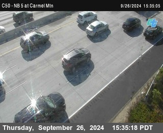 NB 5 at Carmel Mountain Rd.