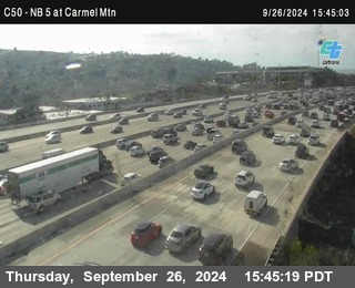 NB 5 at Carmel Mountain Rd.