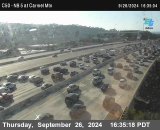 NB 5 at Carmel Mountain Rd.