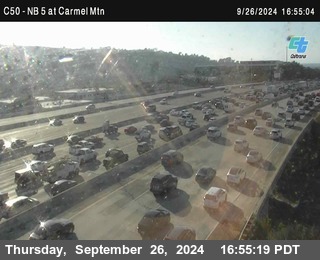 NB 5 at Carmel Mountain Rd.