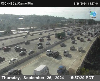 NB 5 at Carmel Mountain Rd.