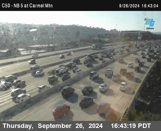 NB 5 at Carmel Mountain Rd.