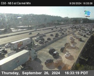 NB 5 at Carmel Mountain Rd.