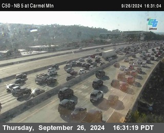 NB 5 at Carmel Mountain Rd.