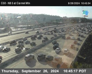 NB 5 at Carmel Mountain Rd.