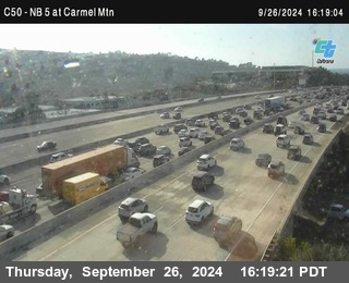 NB 5 at Carmel Mountain Rd.