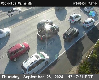 NB 5 at Carmel Mountain Rd.