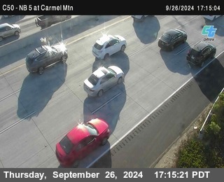 NB 5 at Carmel Mountain Rd.