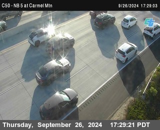 NB 5 at Carmel Mountain Rd.