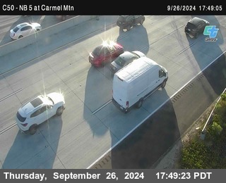 NB 5 at Carmel Mountain Rd.