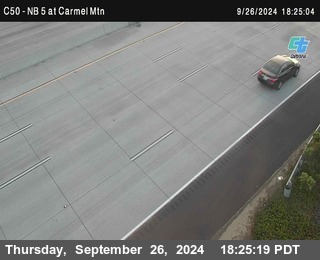 NB 5 at Carmel Mountain Rd.