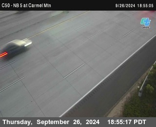 NB 5 at Carmel Mountain Rd.