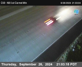 NB 5 at Carmel Mountain Rd.