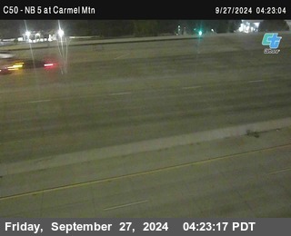 NB 5 at Carmel Mountain Rd.