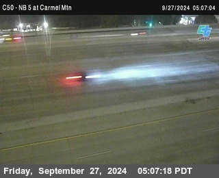 NB 5 at Carmel Mountain Rd.