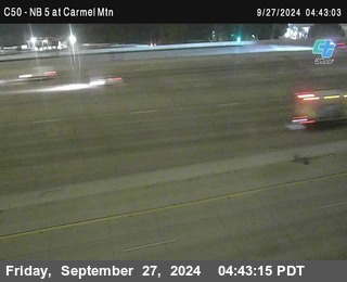 NB 5 at Carmel Mountain Rd.