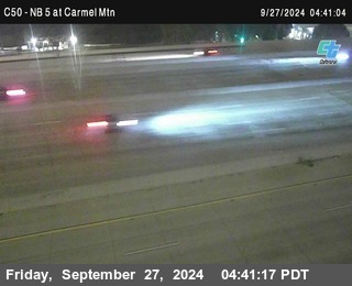 NB 5 at Carmel Mountain Rd.