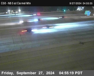 NB 5 at Carmel Mountain Rd.