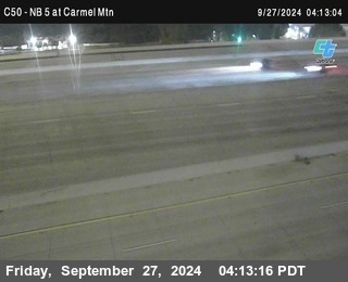 NB 5 at Carmel Mountain Rd.