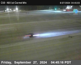 NB 5 at Carmel Mountain Rd.