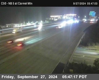 NB 5 at Carmel Mountain Rd.