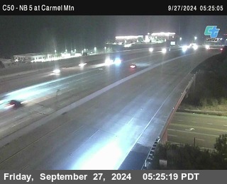 NB 5 at Carmel Mountain Rd.