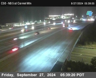 NB 5 at Carmel Mountain Rd.