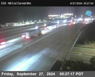 NB 5 at Carmel Mountain Rd.