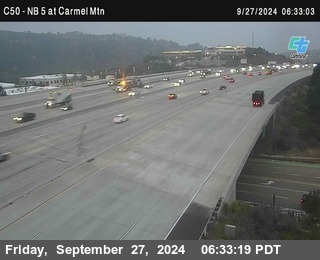 NB 5 at Carmel Mountain Rd.