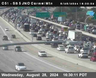 SB 5 at Carmel Mountain Rd.