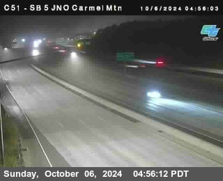 SB 5 at Carmel Mountain Rd.