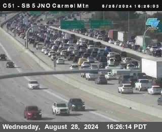 SB 5 at Carmel Mountain Rd.