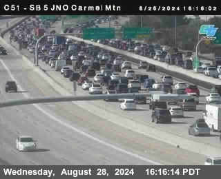 SB 5 at Carmel Mountain Rd.