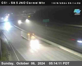 SB 5 at Carmel Mountain Rd.