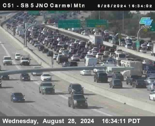 SB 5 at Carmel Mountain Rd.