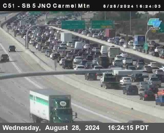 SB 5 at Carmel Mountain Rd.