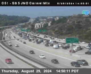 SB 5 at Carmel Mountain Rd.