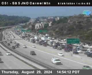 SB 5 at Carmel Mountain Rd.