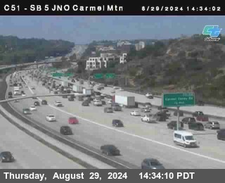 SB 5 at Carmel Mountain Rd.