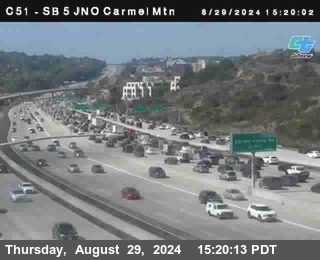 SB 5 at Carmel Mountain Rd.