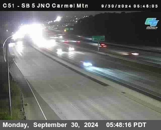 SB 5 at Carmel Mountain Rd.