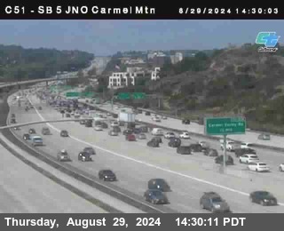 SB 5 at Carmel Mountain Rd.