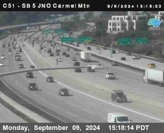 SB 5 at Carmel Mountain Rd.